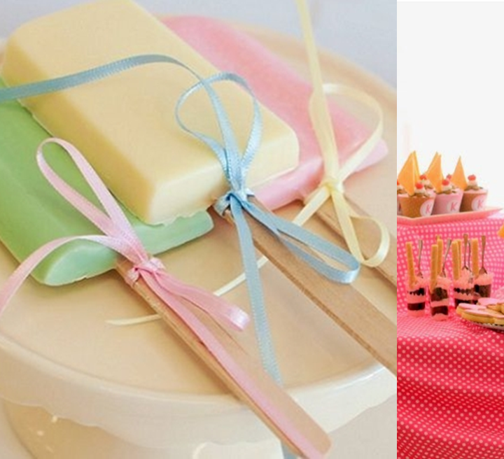 Decoración fiesta de helados